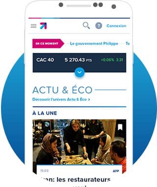 Page d'accueil du site Boursorama