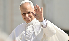 Le pape Léon XIV au Vatican le 24 juin 2026 ( AFP / Filippo MONTEFORTE )