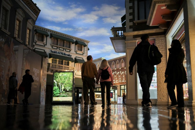Une galerie marchande à Las Vegas