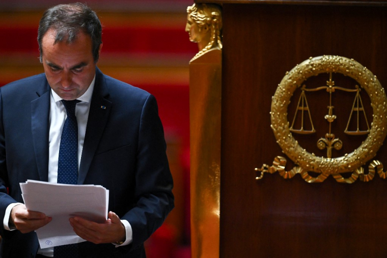 Le Premier ministre Sébastien Lecornu à Paris le 6 juillet 2026. ( AFP / JULIEN DE ROSA )