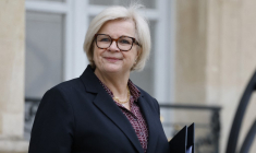 Catherine Vautrin à Paris, le 22 janvier 2025. ( AFP / LUDOVIC MARIN )