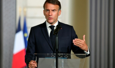 Le président de la République Emmanuel Macron au sommet Choose France à Paris le 1er juin 2026 ( POOL / Ludovic MARIN )