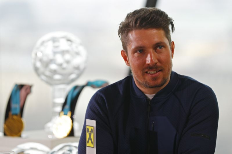 Le champion autrichien de ski alpin Marcel Hirscher