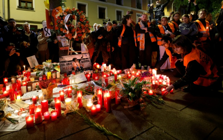 Hommage à Maricarmen Abascal, le 8 octobre 2026 à Madrid ( AFP / Oscar DEL POZO )
