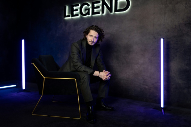 L'acteur, animateur radio et créateur du média numérique LEGEND ,Guillaume Pley, le 6 février 2026 à Paris ( AFP / Joel Saget )