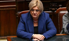 Marina Elvira Calderone, ministre italienne du travail et des politiques sociales, au Parlement (palais Montecitirio) à Rome, le 25 octobre 2022. ( AFP / ANDREAS SOLARO )