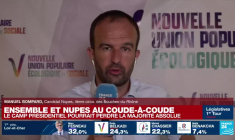 Législatives : 'Cela va être difficile d'être élu dès ce soir' Manuel Bompard (NUPES)