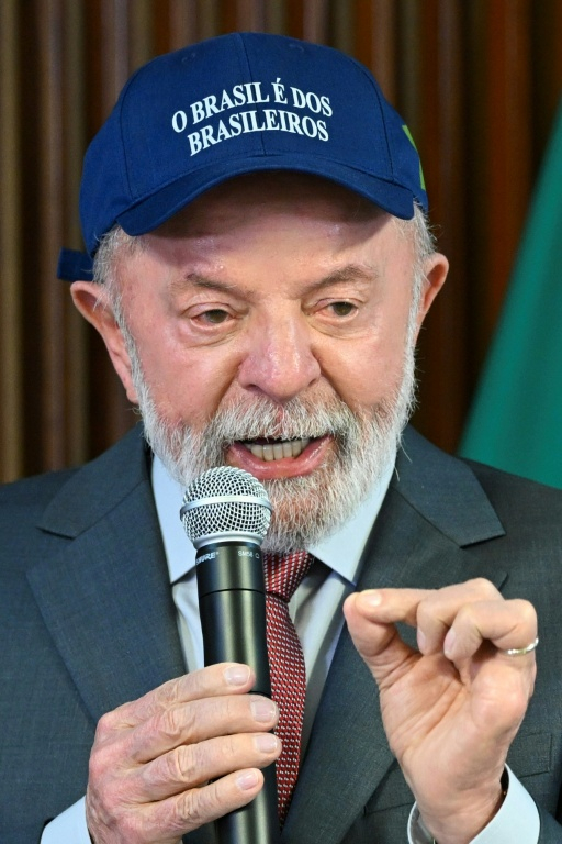 Le président brésilien Lula à Brasilia le 26 août 2025. ( AFP / EVARISTO SA )