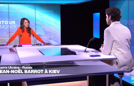 Guerre en Ukraine : visite du chef de la diplomatie française Jean-Noël Barrot à Kiev