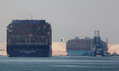 TRAVAUX D'EXTENSION DU CANAL DE SUEZ APRÈS L'ÉPISODE DE L'EVER GIVEN