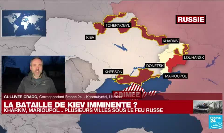 Frappe russe contre la tour de télévision à Kiev, la diffusion interrompue