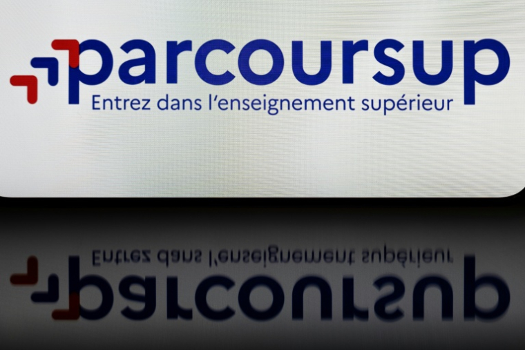 Le logo de Parcoursup, le 15 janvier 2025 ( AFP / Anna KURTH )