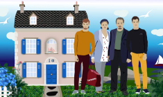 Les conseils du Revenu à Charles et à sa famille. (© Artelette)