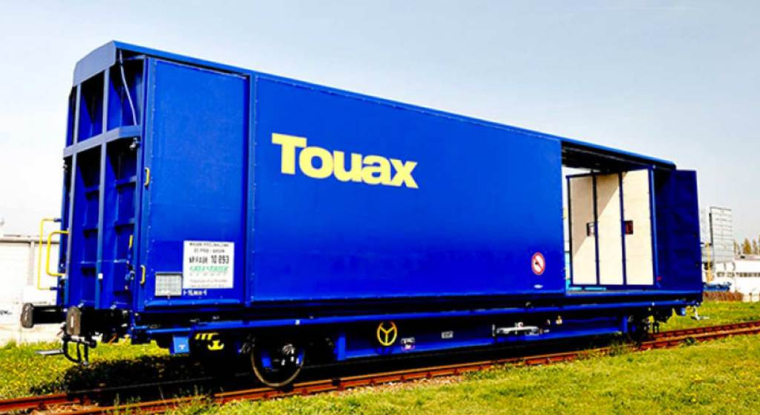 Un wagon aux couleurs de Touax. (© Touax)