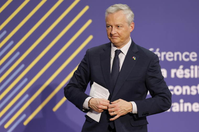 Bruno Le Maire, le 13 décembre 2022, à Paris ( AFP / Ludovic MARIN )