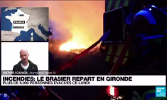 Incendies en Gironde: Des milliers d'évacuations en cours
