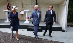 Le président Macron en visite à Londres