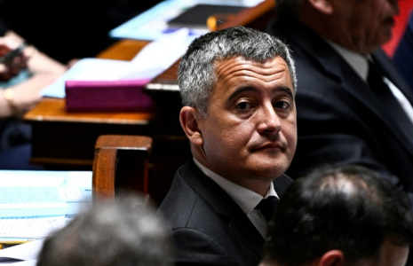 Le ministre de la Justice Gérald Darmanin le 20 mai 2025 à l'Assemblée nationale à Paris ( AFP / JULIEN DE ROSA )