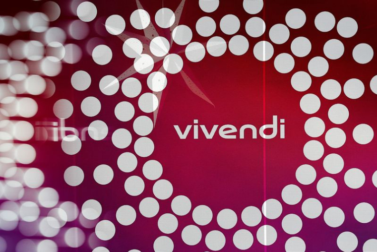 Le logo de Vivendi est visible à Paris