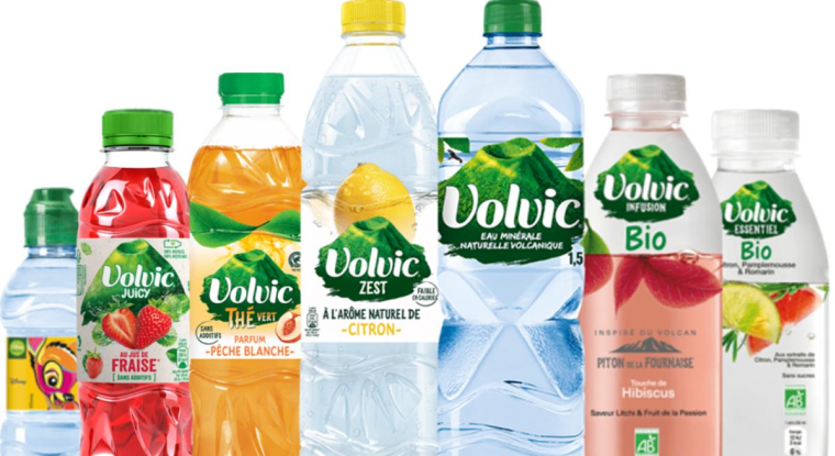 Le titre du groupe agro-industriel perd 14% sur un an. (© Danone)