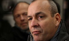 Conférence de presse des syndicats français avant la quatrième journée nationale de protestation à Paris