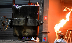 Une fonderie à Saint-Dizier. (illustration) ( AFP / FRANCOIS NASCIMBENI )