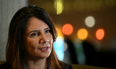 La directrice générale de la COP30 au Brésil, Ana Toni, s'exprime lors d'une interview avec l'AFP dans le cadre de la Semaine du climat à Panama, le 20 mai 2025 ( AFP / MARTIN BERNETTI )