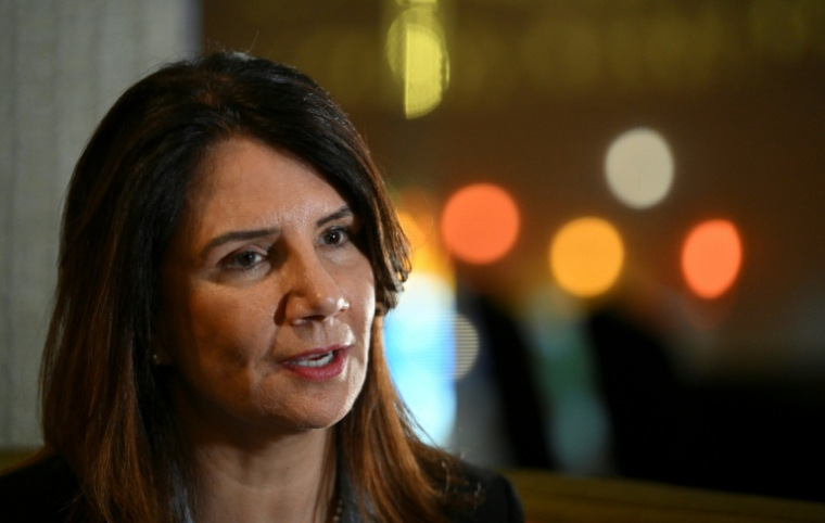 La directrice générale de la COP30 au Brésil, Ana Toni, s'exprime lors d'une interview avec l'AFP dans le cadre de la Semaine du climat à Panama, le 20 mai 2025 ( AFP / MARTIN BERNETTI )