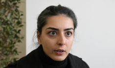 L'avocate pakistanaise Imaan Mazari à Islamabad le 20 janvier 2026 ( AFP / Aamir QURESHI )