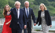 JOHNSON ACCUEILLE BIDEN EN ANGLETERRE AVANT LE SOMMET DU G7