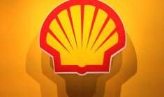 Shell est exposé lors du salon professionnel de l'énergie LNG 2023 à Vancouver, en Colombie-Britannique, au Canada