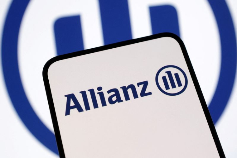 L'illustration montre le logo d'Allianz