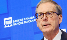 Tiff Macklem, gouverneur de la Banque du Canada, participe à une conférence de presse à Ottawa