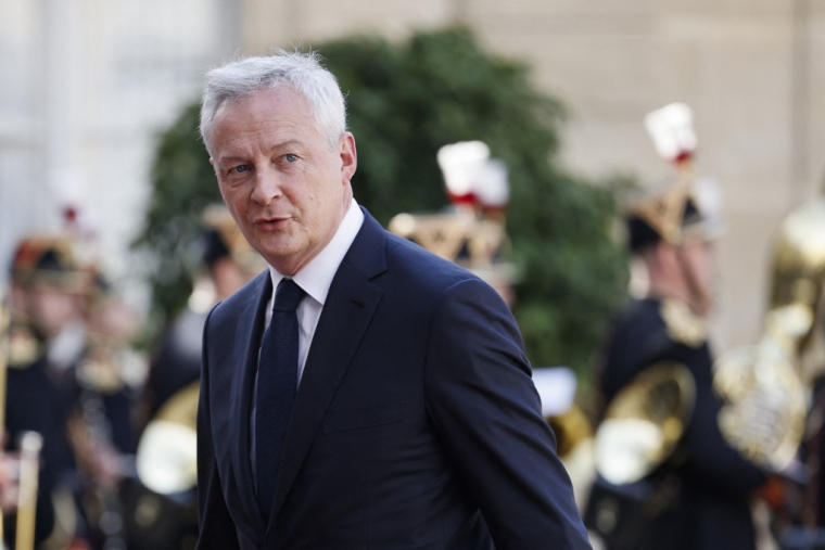 Bruno Le Maire à Paris, le 8 juin 2024. ( AFP / LUDOVIC MARIN )