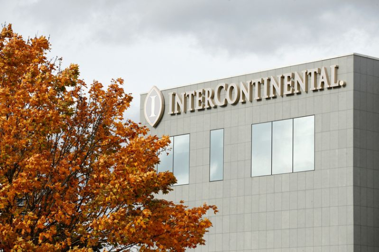 Photo d'archives d'un hôtel Intercontinental à l'O2 à Londres, en Grande-Bretagne
