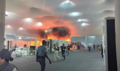 Un incendie s'est déclaré sur le site de la COP30 (AFP)