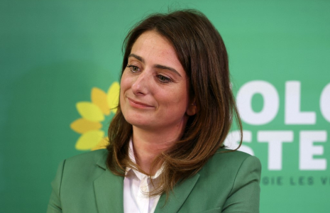 Marine Tondelier, le 7 juillet 2024, à Paris ( AFP / ALAIN JOCARD )