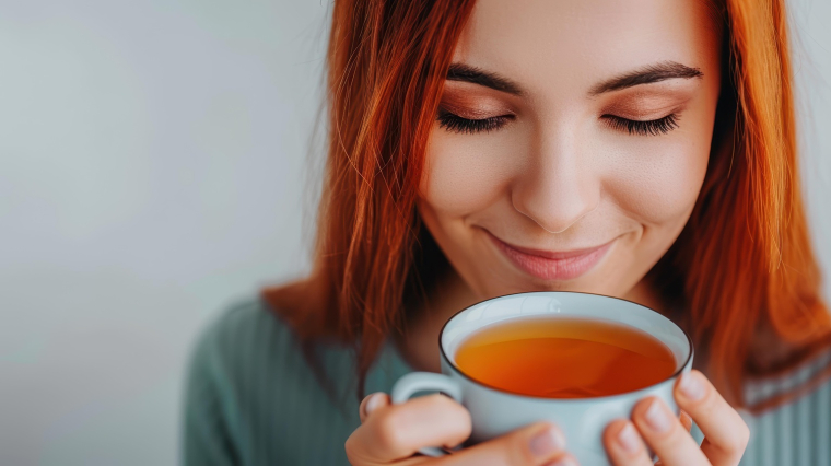 Umami , en japonais, signifie «savoureux». Il n'est pas particulièrement associé au thé, mais a connu une popularité récente pour désigner une «cinquième saveur». (crédit : Adobe Stock / photo générée par IA)