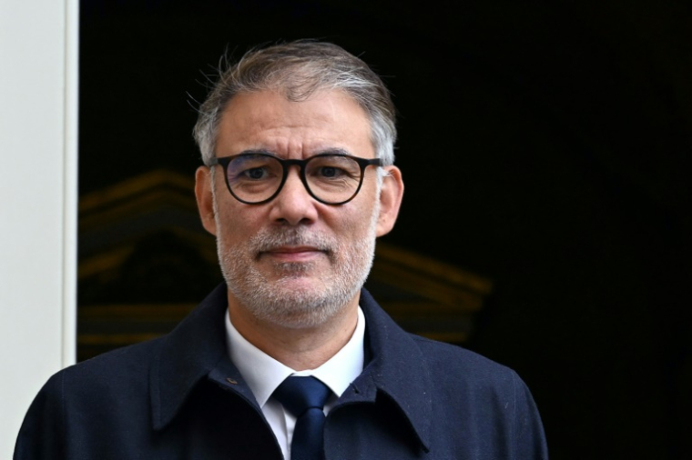 Le premier secrétaire du parti Socialiste (PS), Olivier Faure, à Matignon, le 4 septembre 2025 ( AFP / Bertrand GUAY )