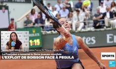 Tennis : l'incroyable exploit de Loïs Boisson à Roland-Garros face à la numéro 3 mondiale Jessica Pegula