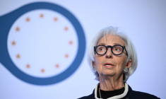 Christine Lagarde, à Francfort, le 25 mars 2026 ( AFP / KIRILL KUDRYAVTSEV )