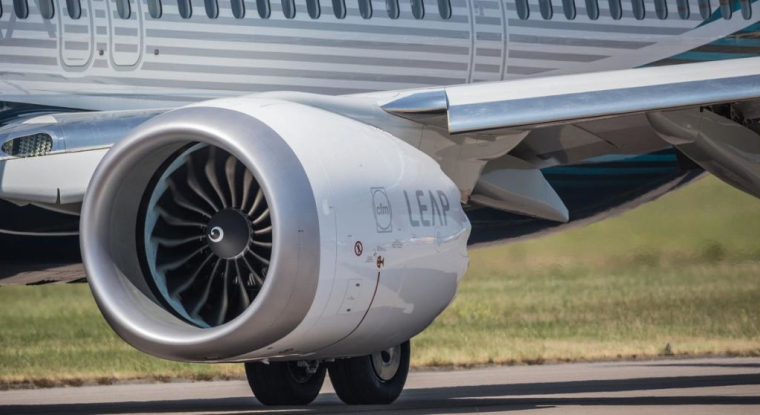 Safran et General Electric fournissent le moteur du Boeing 737 Max. (© A. Daste / Safran)