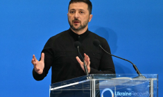 Volodymyr Zelensky, à Rome, le 10 juillet 2025 ( AFP / ANDREAS SOLARO )