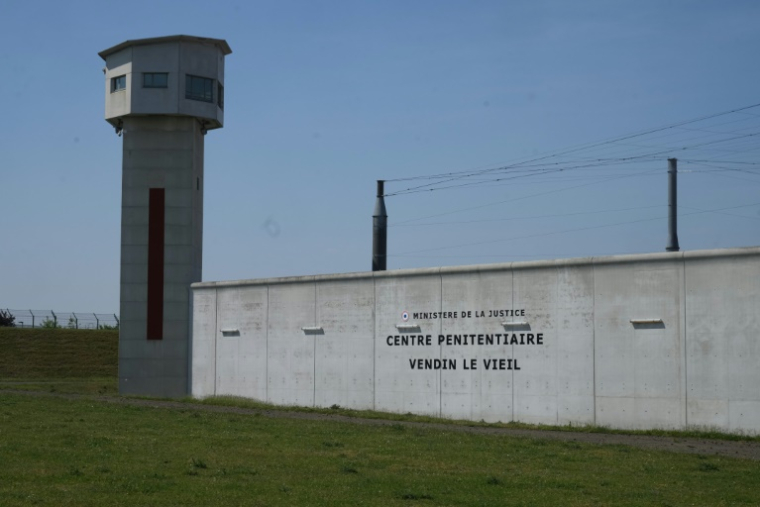 Le centre pénitentiaire de Vendin-le-Vieil, le 14 mai 2025 dans le Pas-de-Calais ( POOL / Michel Euler )