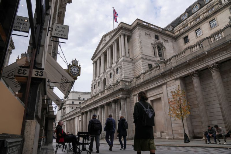 Conférence de presse sur le rapport de politique monétaire de la Banque d'Angleterre, à Londres