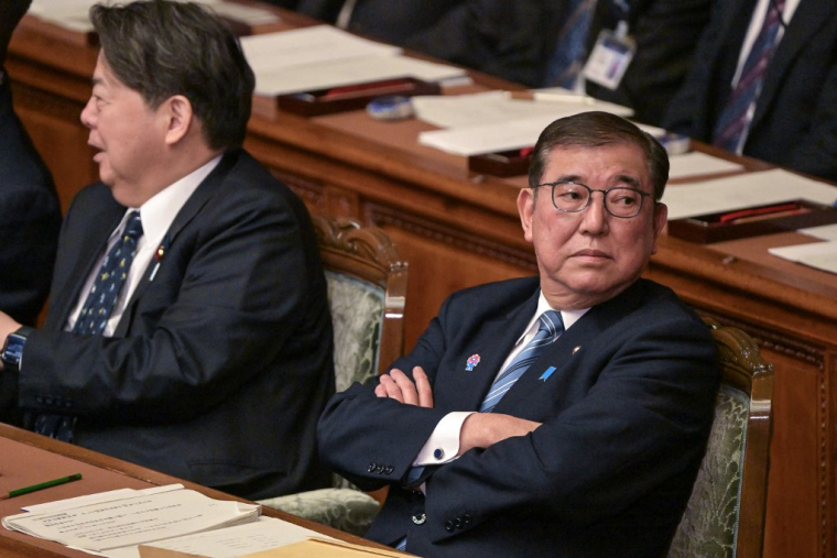 Shigeru Ishiba à Tokyo, le 24 janvier 2025. ( AFP / RICHARD A. BROOKS )