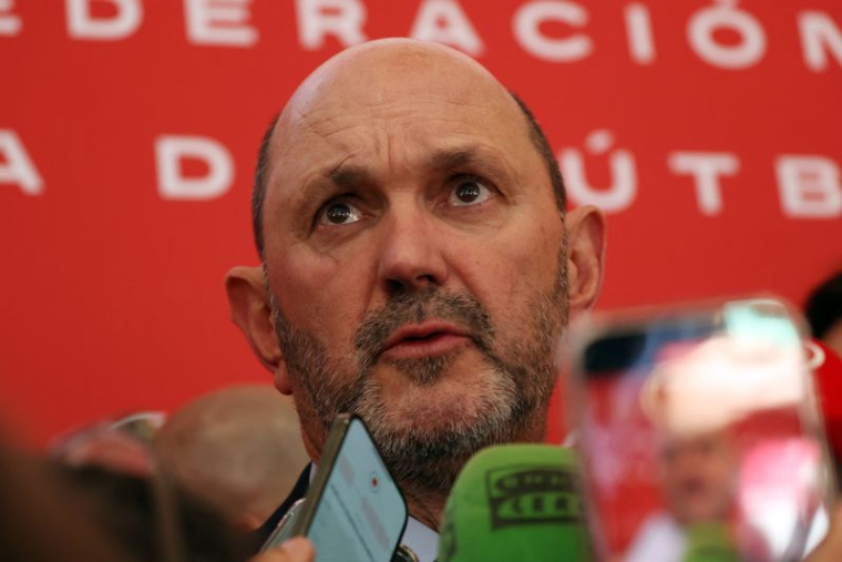 Le président de la Fédération espagnole de football, Rafael Louzan