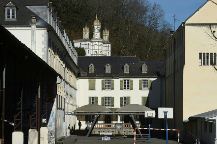 Le complexe scolaire catholique "Le beau rameau" à Lestelle-Betharram, le 18 mars 2025 dans les Pyrénées-Atlantiques ( AFP / Gaizka IROZ )