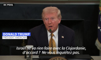 Trump affirme qu'Israël "ne va rien faire" avec la Cisjordanie