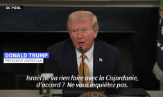 Trump affirme qu'Israël "ne va rien faire" avec la Cisjordanie